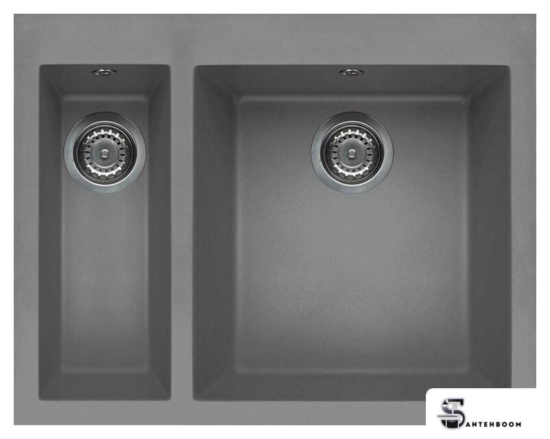 Кухонная мойка Elleci Quadra 150 Light Grey K97 - Изображение №1 — Интернет-магазин santehboom.by