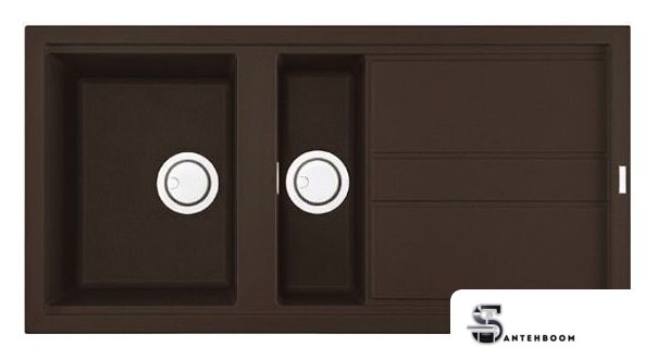 Кухонная мойка Elleci Best 475 Espresso M78 - Изображение №1 — Интернет-магазин santehboom.by