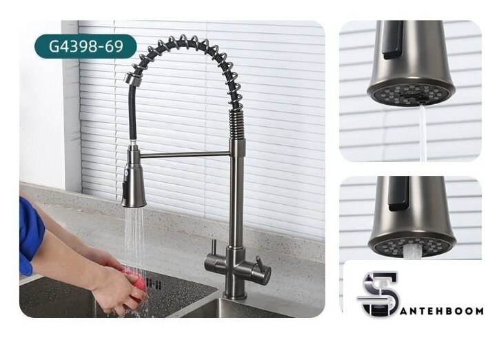 Смеситель Gappo G4398-69 - Изображение №2 — Интернет-магазин santehboom.by