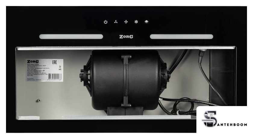 Кухонная вытяжка ZorG Platino 1030 60 S (черный) - Изображение №6 — Интернет-магазин santehboom.by