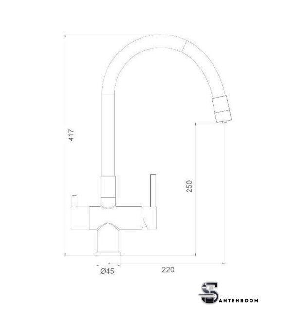 Смеситель Gappo G4398-39 - Изображение №2 — Интернет-магазин santehboom.by