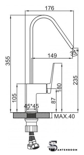 Смеситель Ledeme L4191 - Изображение №2 — Интернет-магазин santehboom.by
