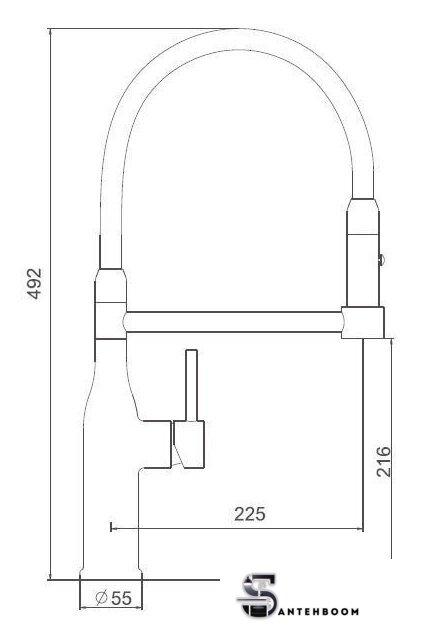 Смеситель Gappo G4398-51 - Изображение №2 — Интернет-магазин santehboom.by