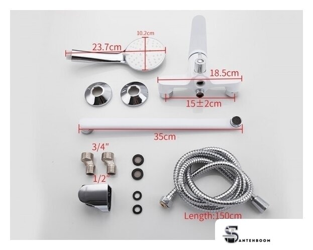 Смеситель FRAP H45 F2245 - Изображение №7 — Интернет-магазин santehboom.by
