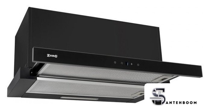 Кухонная вытяжка ZorG Turbo 1260 60 S-GC (черный) - Изображение №1 — Интернет-магазин santehboom.by