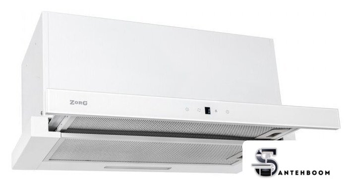 Кухонная вытяжка ZorG Turbo 1260 60 S-GC (белый) - Изображение №1 — Интернет-магазин santehboom.by