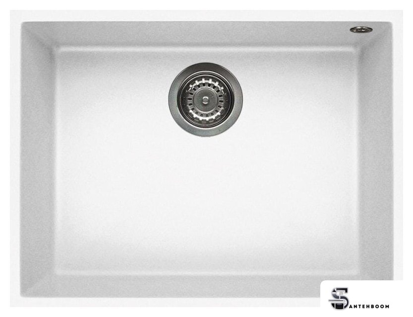 Кухонная мойка Elleci Quadra 110 Undermount White K96 - Изображение №1 — Интернет-магазин santehboom.by