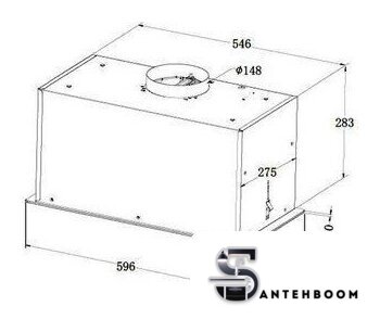 Кухонная вытяжка ZorG Neve 1260 60 S-GC (черный) - Изображение №9 — Интернет-магазин santehboom.by