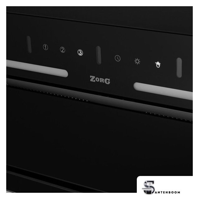 Кухонная вытяжка ZorG Neve 1260 60 S-GC (черный) - Изображение №4 — Интернет-магазин santehboom.by