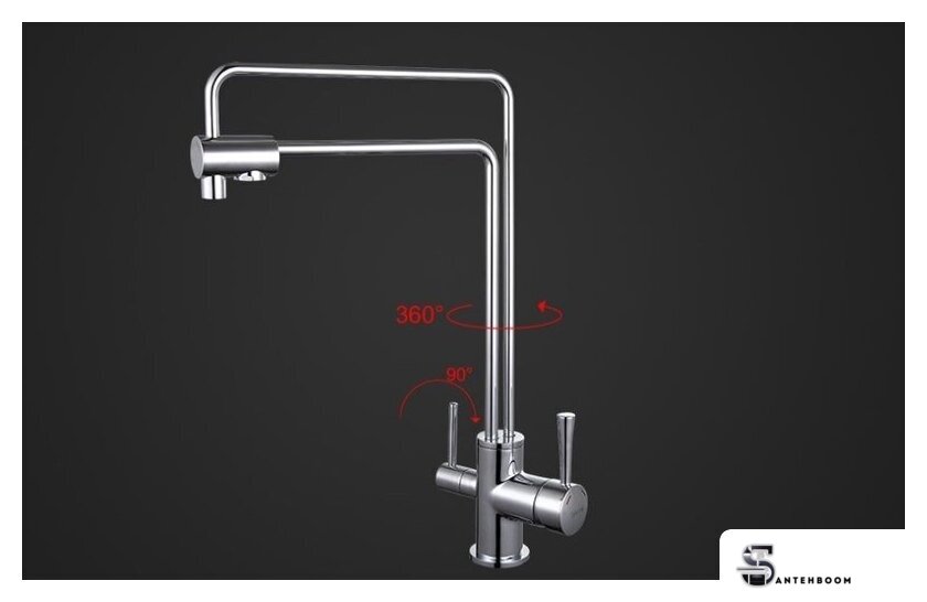 Смеситель Gappo G4398-5 - Изображение №8 — Интернет-магазин santehboom.by