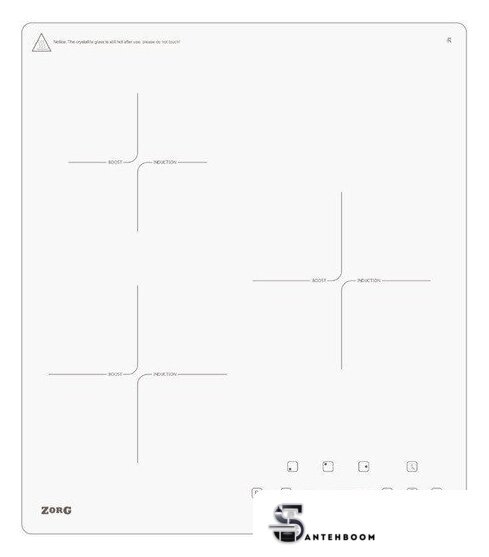 Варочная панель ZorG INO45 white - Изображение №1 — Интернет-магазин santehboom.by
