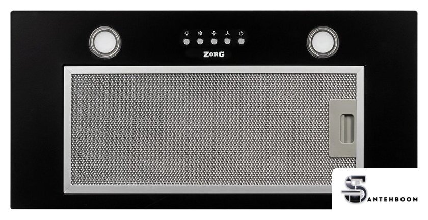 Кухонная вытяжка ZorG Bona 1260 60 M (черный) - Изображение №3 — Интернет-магазин santehboom.by
