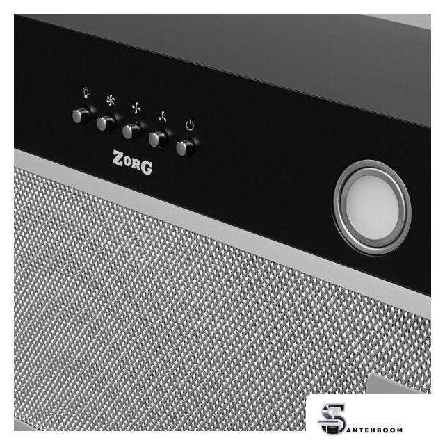 Кухонная вытяжка ZorG Bona 1260 60 M (черный) - Изображение №2 — Интернет-магазин santehboom.by