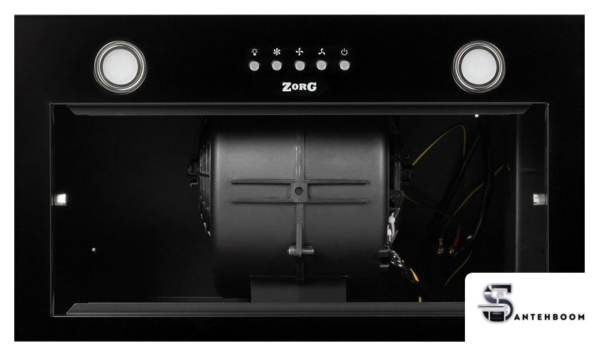 Кухонная вытяжка ZorG Bona 1260 60 M (черный) - Изображение №4 — Интернет-магазин santehboom.by