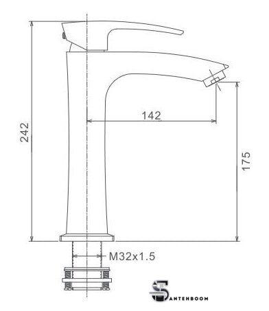 Смеситель Gappo G1007-78 - Изображение №2 — Интернет-магазин santehboom.by