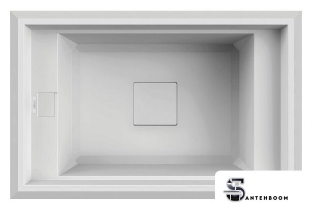Кухонная мойка Elleci Value 130 G68 Bianco - Изображение №1 — Интернет-магазин santehboom.by