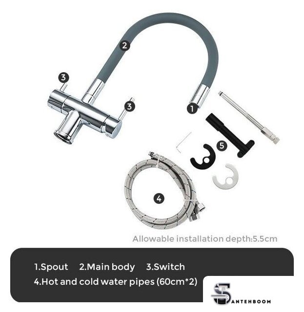 Смеситель Gappo G4398-30 - Изображение №10 — Интернет-магазин santehboom.by