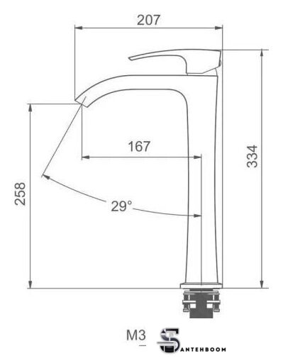Смеситель Gappo G1007-86 - Изображение №2 — Интернет-магазин santehboom.by