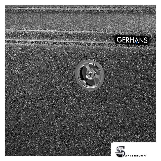 Кухонная мойка Gerhans A12 (графит) - Изображение №5 — Интернет-магазин santehboom.by