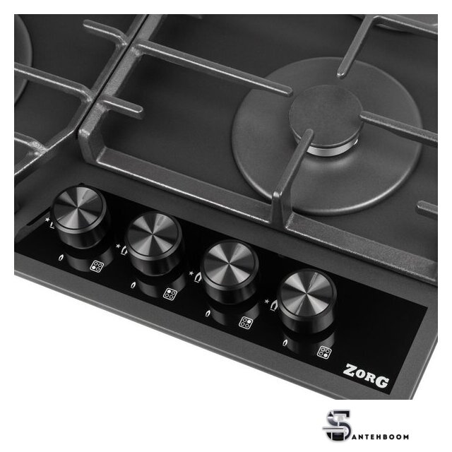 Варочная панель ZorG HAG63 FDW black matte - Изображение №3 — Интернет-магазин santehboom.by