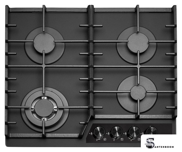 Варочная панель ZorG HAG63 FDW black matte - Изображение №1 — Интернет-магазин santehboom.by