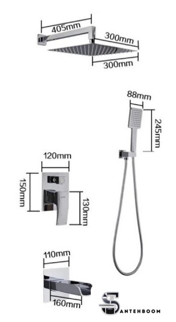 Душевая система  Gappo G7107-20 - Изображение №2 — Интернет-магазин santehboom.by