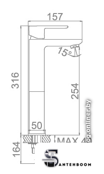 Смеситель Ledeme L1055-22 - Изображение №2 — Интернет-магазин santehboom.by