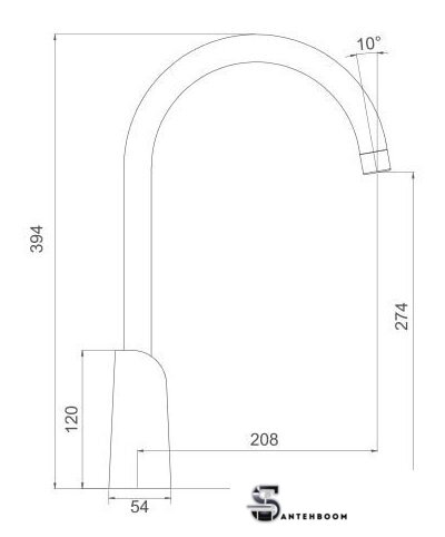 Смеситель Gappo G4003-8 - Изображение №2 — Интернет-магазин santehboom.by