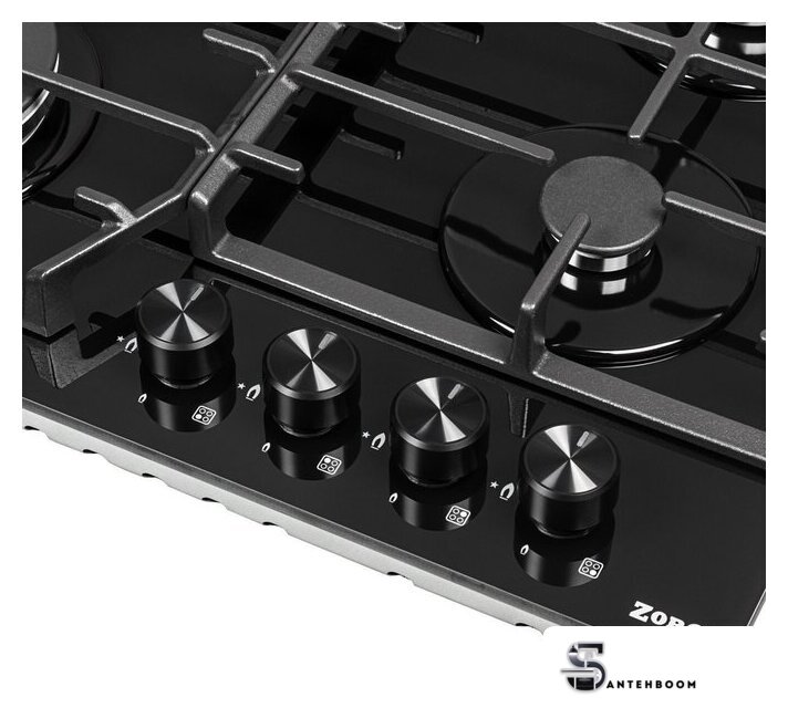 Варочная панель ZorG HAG63 FDW black - Изображение №4 — Интернет-магазин santehboom.by