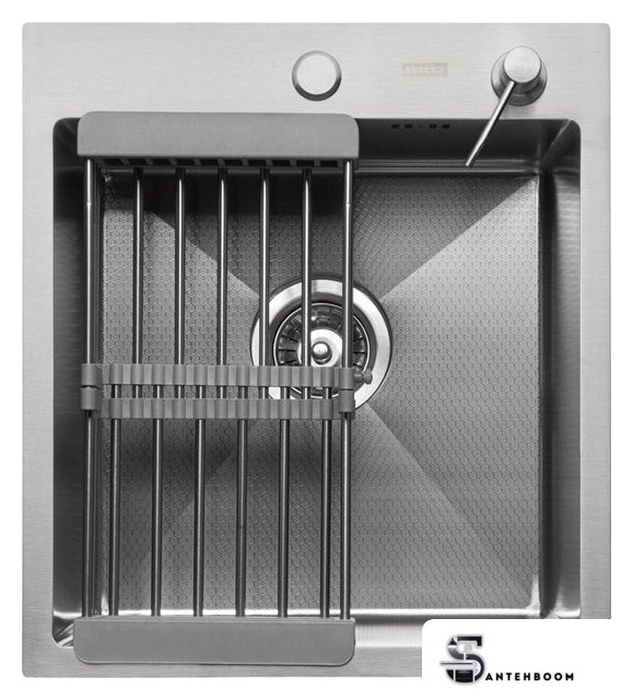 Кухонная мойка ARFEKA Eco AR мойка 450*500, коландер, дозатор Satin Decor - Изображение №1 — Интернет-магазин santehboom.by