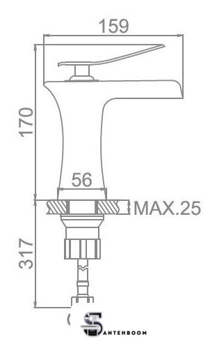Смеситель Ledeme L1055-23 - Изображение №3 — Интернет-магазин santehboom.by