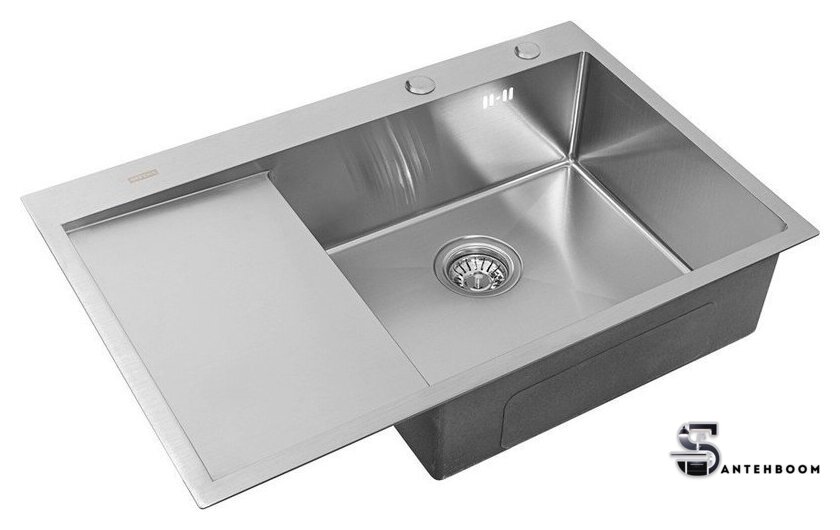 Кухонная мойка ARFEKA ECO AR 780*500 R SATIN - Изображение №1 — Интернет-магазин santehboom.by
