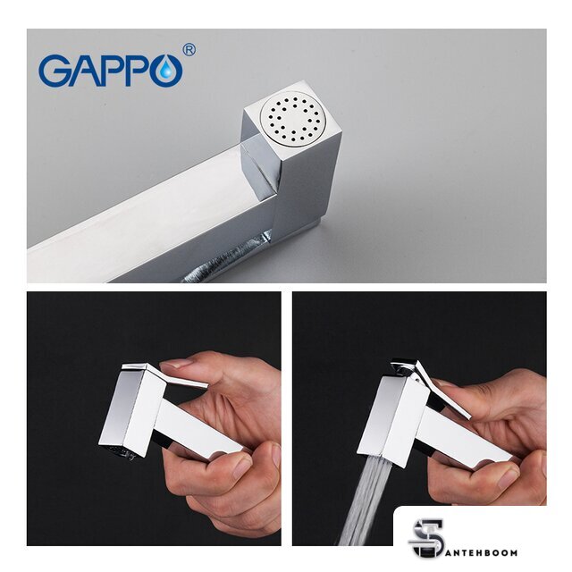 Смеситель с гигиеническим душем Gappo  G7217-8 - Изображение №2 — Интернет-магазин santehboom.by