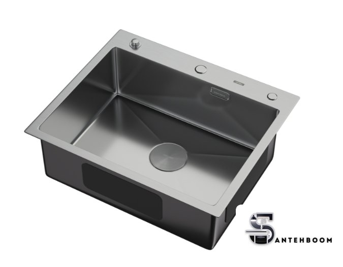 Кухонная мойка ARFEKA ECO AR 600*500 POP-UP SATIN - Изображение №1 — Интернет-магазин santehboom.by