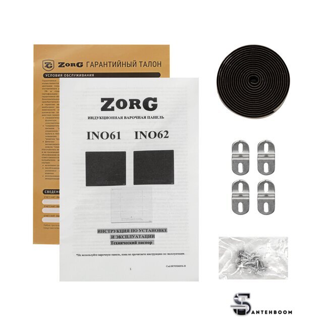 Индукционная варочная панель ZorG  INO62 black - Изображение №5 — Интернет-магазин santehboom.by
