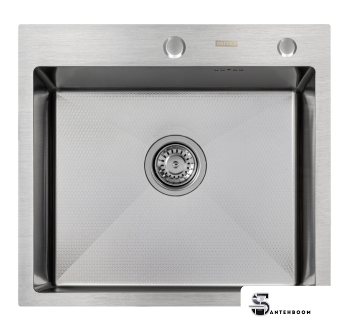 Кухонная мойка ARFEKA ECO AR 550*500 SATIN DECOR - Изображение №2 — Интернет-магазин santehboom.by
