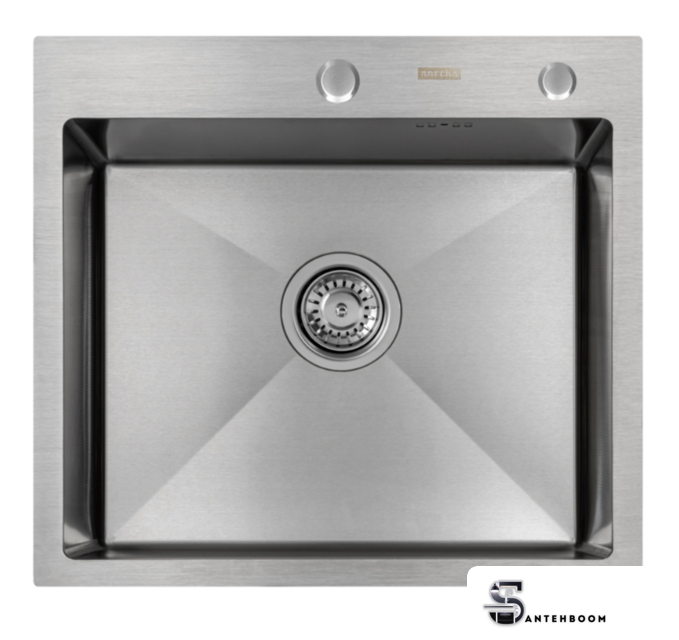 Кухонная мойка ARFEKA ECO AR 550*500 SATIN  - Изображение №2 — Интернет-магазин santehboom.by