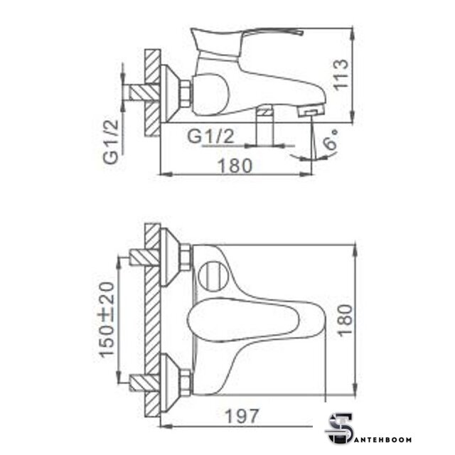 Смеситель  FRAP H01 F3201 - Изображение №6 — Интернет-магазин santehboom.by