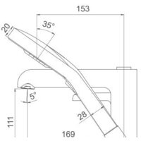 Смеситель Gappo G1103-8 - Превью изображения №2 — Интернет-магазин santehboom.by