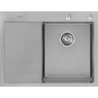 Кухонная мойка ARFEKA ECO AR 650*500 R SATIN - Превью изображения №2 — Интернет-магазин santehboom.by