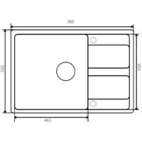 Кухонная мойка ZorG Apollo 78 (серый жемчуг) - Превью изображения №2 — Интернет-магазин santehboom.by