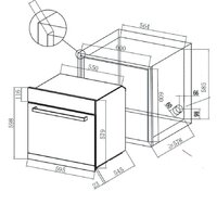 Электрический духовой шкаф ZorG FIN611 (черный) - Превью изображения №5 — Интернет-магазин santehboom.by