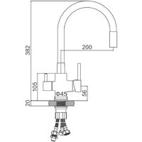 Смеситель Ledeme L74255D-12 - Превью изображения №2 — Интернет-магазин santehboom.by