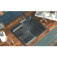 Кухонная мойка ARFEKA Eco AR 600*500 Satin - Превью изображения №5 — Интернет-магазин santehboom.by