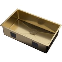 Кухонная мойка ZorG Zerox 74 U / IF PVD Gold - Превью изображения №2 — Интернет-магазин santehboom.by