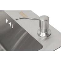 Кухонная мойка ARFEKA ECO AR мойка 500*500, коландер F, дозатор SATIN - Превью изображения №5 — Интернет-магазин santehboom.by