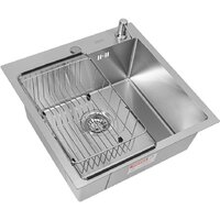 Кухонная мойка ARFEKA ECO AR мойка 500*500, коландер F, дозатор SATIN - Превью изображения №3 — Интернет-магазин santehboom.by