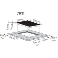Варочная панель ZorG CR31 black - Превью изображения №2 — Интернет-магазин santehboom.by