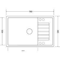 Кухонная мойка ZorG Dello 78 (черный оникс) - Превью изображения №4 — Интернет-магазин santehboom.by
