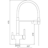 Смеситель Gappo G4395-30 - Превью изображения №2 — Интернет-магазин santehboom.by